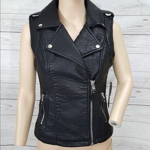 Brand new Black Noir Motorcycle Vest
